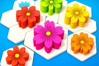 Play Flower Hexa Puzzle online free
