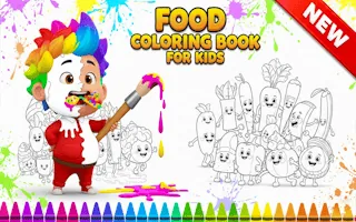 Play Food Coloring Book for Kids online free