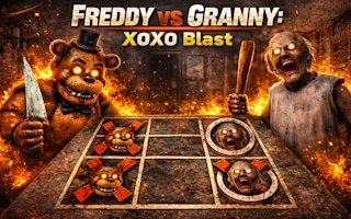 Play Freddy vs Granny XoXo Blast online free