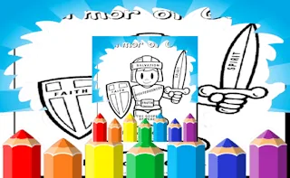Play Free Coloring Pages For Armor Of God online free
