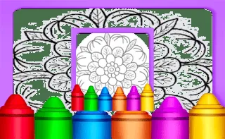 Play Free Printable Mandala Coloring For Kids online free