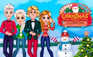 Play Frozen Princess Christmas Celebration online free