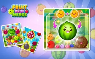 Play Fruit Drop Merge online free
