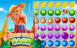 Play Fruit Lines Saga online free