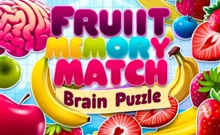 Play Fruit Memory Match Brain Puzzle online free