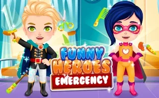 Play Funny Heroes Emergency online free
