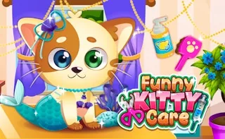Play Funny Kitty Care online free