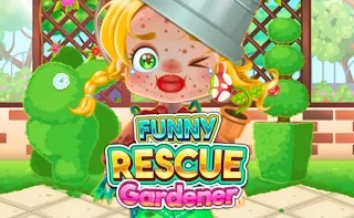 Play Funny Rescue Gardener online free