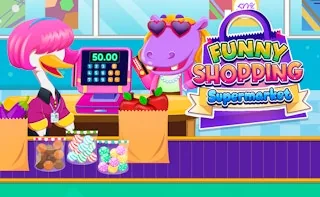 Play Funny Shopping Supermarket online free