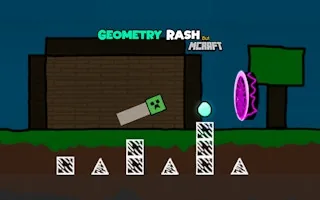 Play Geometry Rash But MCraft online free