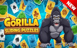Play Gorilla Sliding Puzzles online free