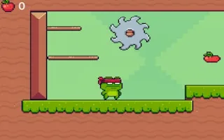 Play Green Ninja Collects Apples online free