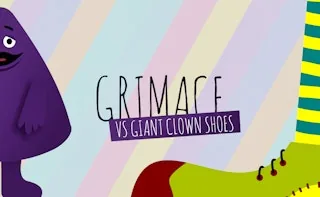 Play Grimace vs Giant Clown Shoes online free