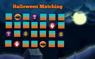 Play Halloween Matching online free