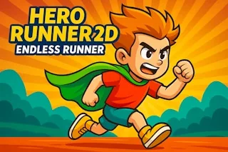 Play Hero Runner 2D Endless Run online free