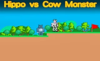 Play Hippo vs Cow Monster online free