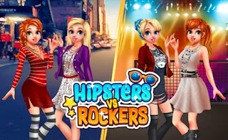 Play Hipsters vs Rockers online free
