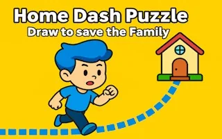 Play Home Dash Puzzle Draw to Save the Family online free
