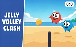 Play Jelly Volley Clash online free