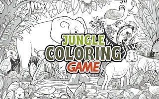 Play Jungle Coloring Game online free