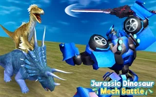 Play Jurassic Dinosaur Mech Battle online free