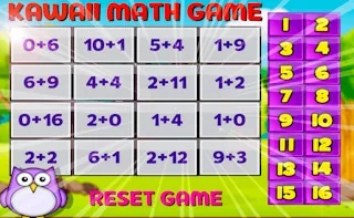 Play Kawaii Math Game online free