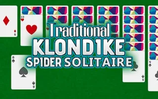 Play Traditional Klondike Spider Solitaire online free