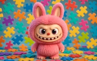 Play Labubu Girls Jigsaw Puzzle for Kids online free