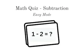 Play Math Quiz - Subtraction online free