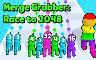 Play Merge Grabber Race to 2048 online free