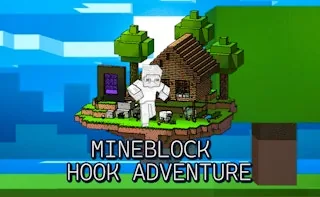 Play Mineblock Hook Adventure online free