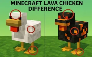 Play Minecraft Lava Chicken Difference online free
