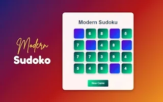 Play Modern Sudoku online free