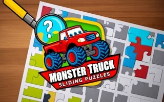 Play Monster Truck Sliding Puzzles online free