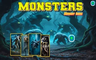 Play Monsters Memory Game online free