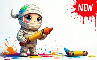 Play Mummy Coloring Book online free