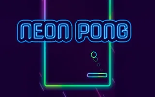 Play Neon Pong online free