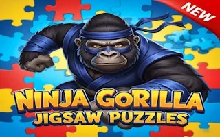 Play Ninja Gorilla Jigsaw Puzzles online free