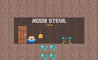 Play Noob Steve Cave online free