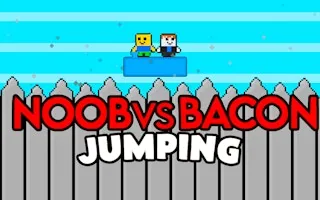 Play Noob vs Bacon Jumping online free