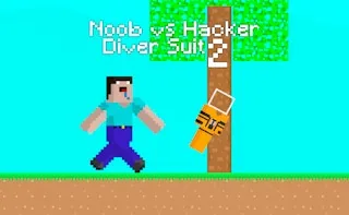 Play Noob vs Hacker Diver Suit online free
