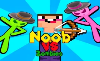 Play Noob vs Stickman Zombies online free