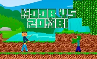Play Noob vs Zombie online free