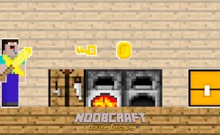 Play Noobcraft House Escape online free