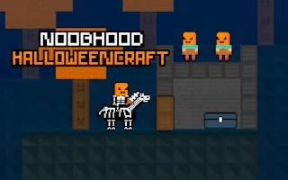 Play NoobHood HalloweenCraft online free