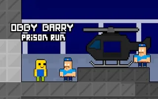 Play Obby Barry Prison Run online free