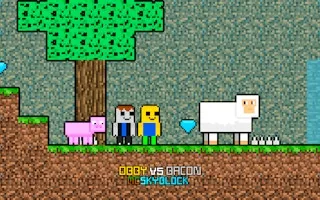 Play Obby vs Bacon MCSkyblock online free