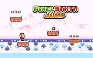 Play Pixel Santa Jump online free