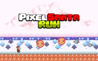 Play Pixel Santa Run online free