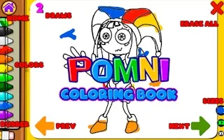 Play Pomni Coloring Book online free